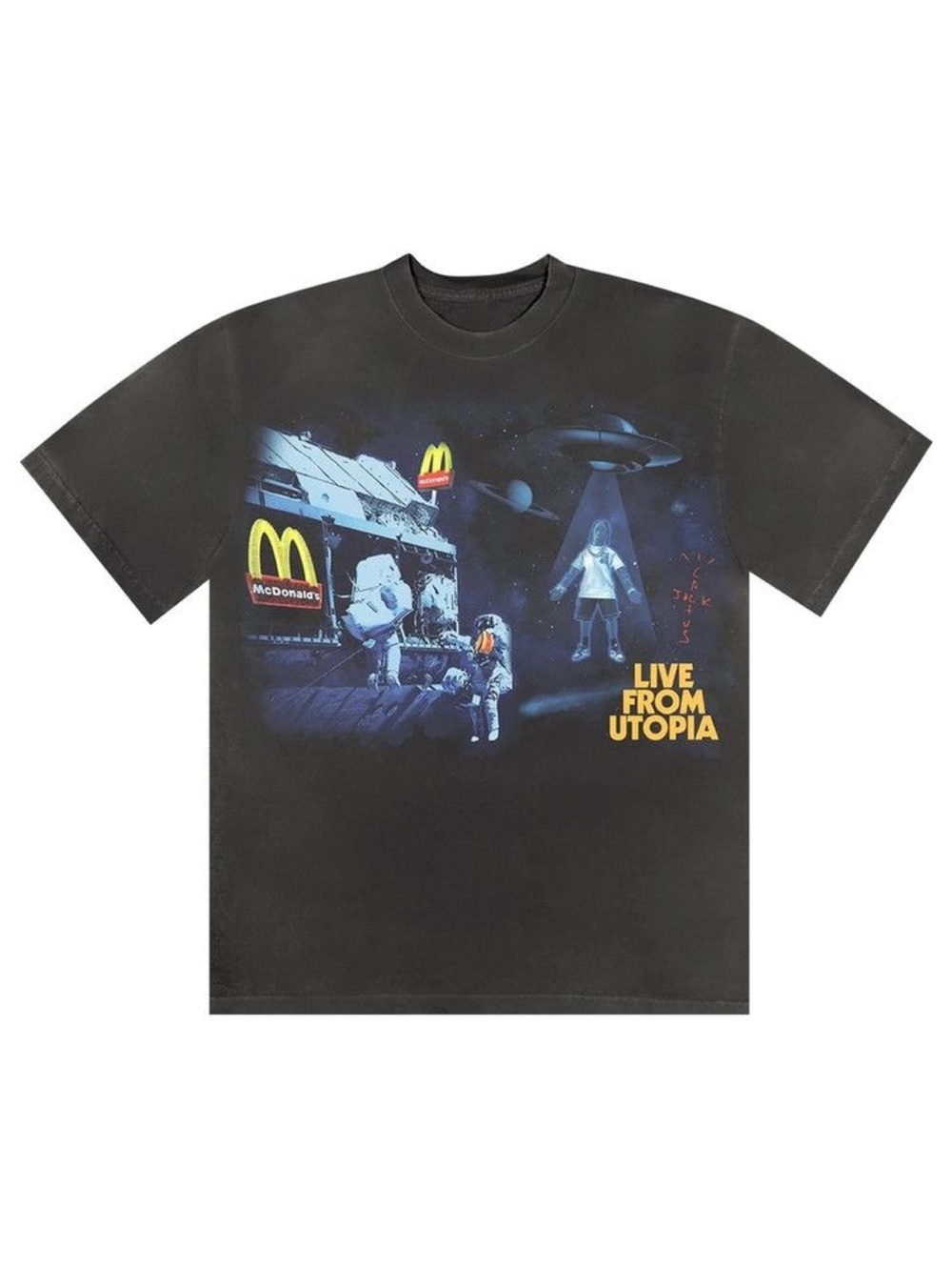 NEW Cactus Jack by Travis Scott x McDonald's Live From Utopia T-Shirt sz XL